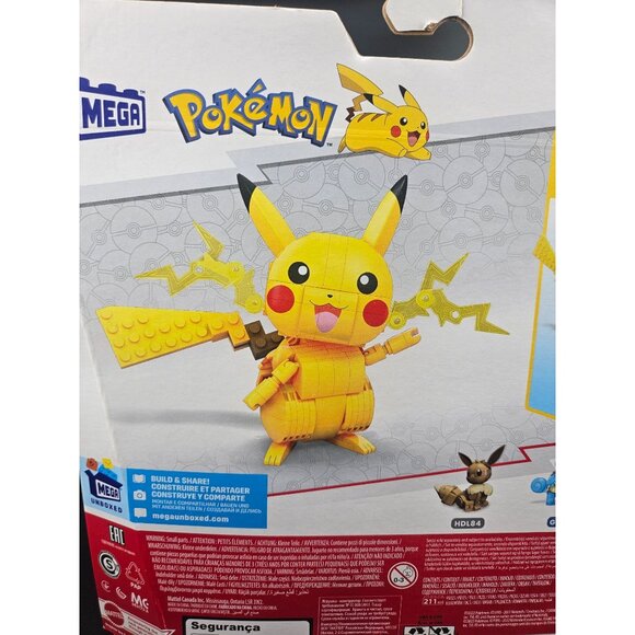 Mega Pokémon Build & Show Pikachu 211-Piece Building Toy For Ages 7+ - Picture 8 of 8